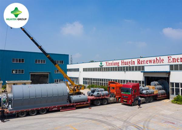 CE Plastic To Diesel Machine Huayin , 10 Ton Plastic Into Diesel Fuel