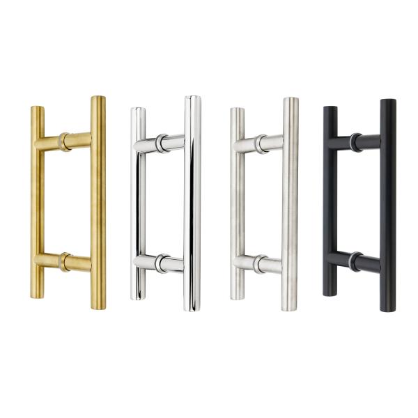 Окно гостиничный стиль спиной к спине Душ стеклянная раздвижная дверь длинная ручка с вытяжкой с отделкой PSS