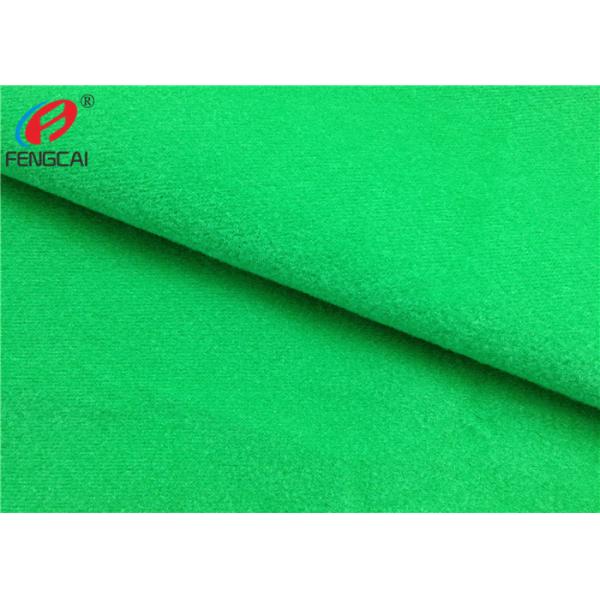 100% Polyester Tricot Knit Fabric Non-Stretch Soft Velour Loop Fabric For Shoes / Garment