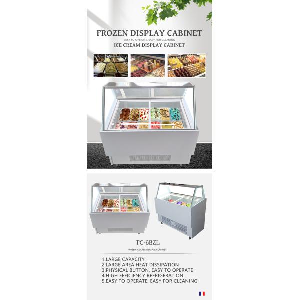 Small Display Refrigerators Counter Top Showcase Mini Ice Cream Display Freezer