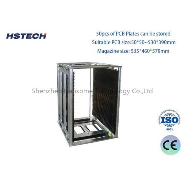 PCB Loading Rack, 50pcs, 105-109Ω Anti-Static, Width Adjustable