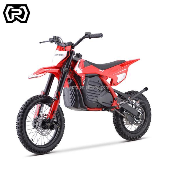 FRONT 2.75-14 REAR 3.00-12 Electric Kids Dirt Bike com Potentes Motos de Acionamento de Cadeia
