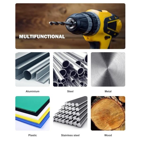 DIN338 Straight Shank HSS Twist Drill Bit 135° Degrees For Metal Stainless Steel