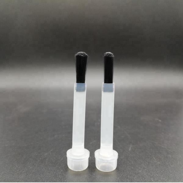 PP Bristle Nail Polish Brush Cleanup Durable Flat Arc Top