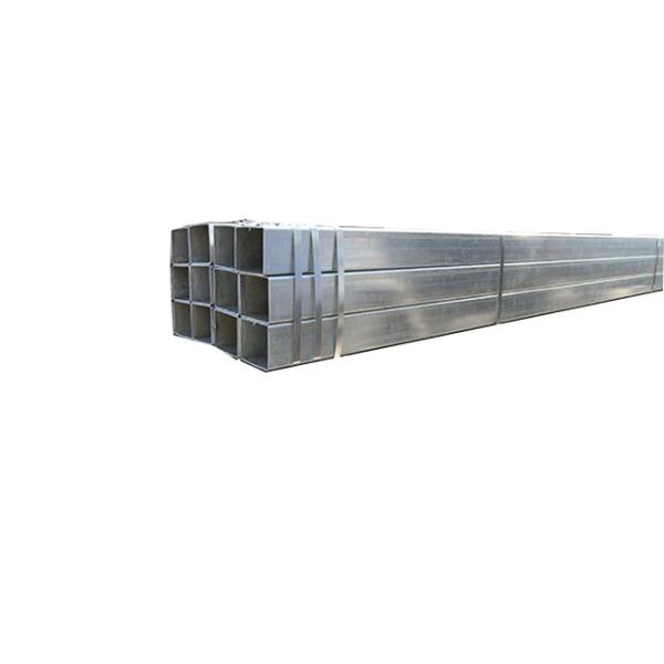 2 X 2 Square Galvanized Steel Tube  For Carports Construction Corrugated  Iron Rectangular Tube