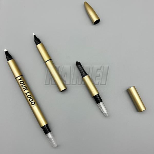 3 in 1 OEM ODM custom eyebrow pencil mold makeup eyeliner pen cosmetic packaging tube cosmetic packaging