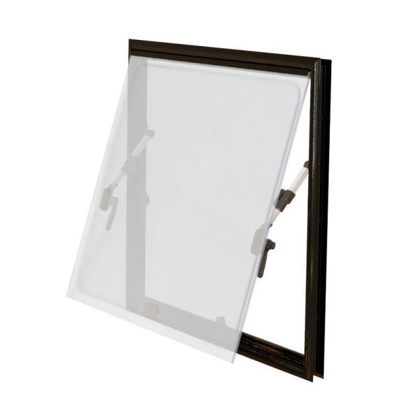 Self-Propelled/Trailer Rvs Eurovision 4 Square Window (Outer Flat and Inner Formed) for RV Truck Camper Motorhomes DIY