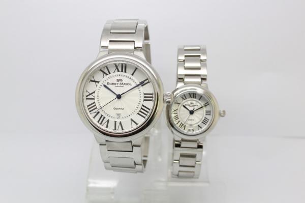 All Stainless Steel Watch With Supplying Your Own Logo On  Watch Dial, Fashion couple watch