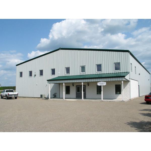 Fast Installation All Bolt Connection Galvanized / Painting Prefab Steel Structure Building with Engineers Guidance