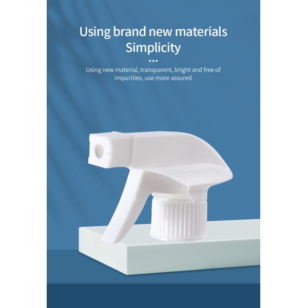 Bottles 28mm All Plastic Trigger Sprayer with Foam Nozzle Non Spill