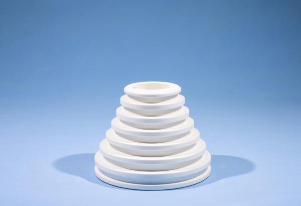 Bespoke Electrical Steatite Ceramic Resistor Base / Resistance Ceramic Case llight base