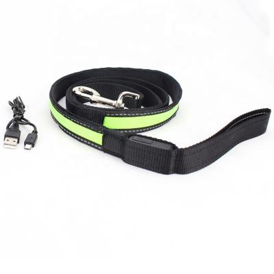 LED Dog USB Rechargeable Collars And Leashes Pet Product Waterproof Flashing