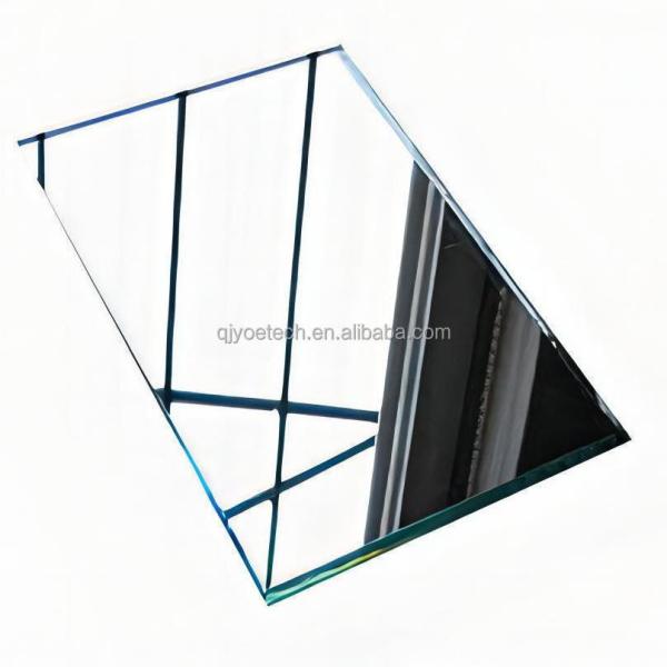 Modern Design Style Frameless Silver Decorative Float Glass Wall Mirror for Bedroom Dressing Bathroom