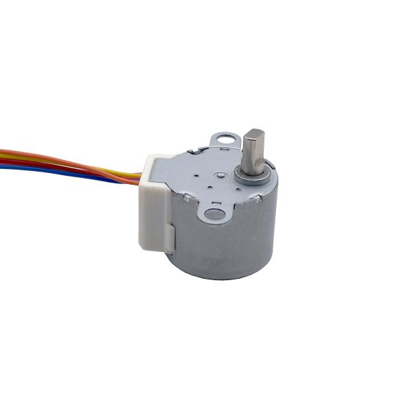 12V Voltage 24mm Diameter 11.25 Degree Step Angle Permanent Magnet Stepper Motor