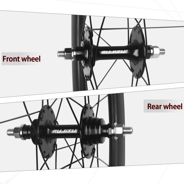 Carbon 700C Fixed Gear Wheelset 50mm Vacuum Rim Road Bike Wheelset