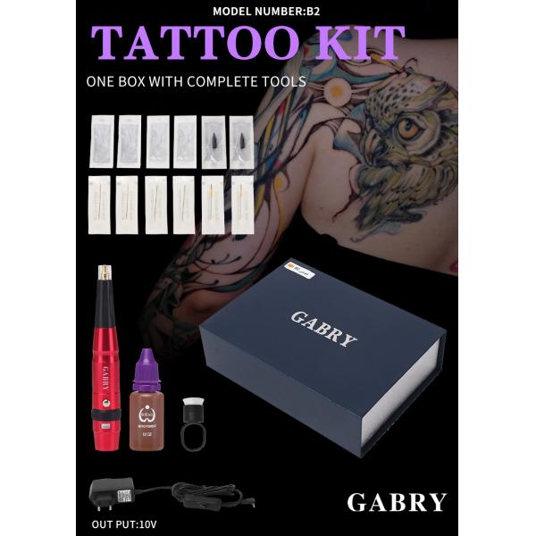 Microblading Semi-Permanent Makeup Machine Kit with Eyebrow Tattoo Pen Private Label