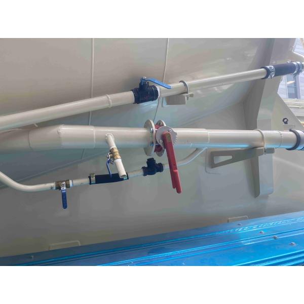 Heavy-Duty Freight Truck in Supplies 4-Axis Bulk Transport Semi-Trailer with Leg Support