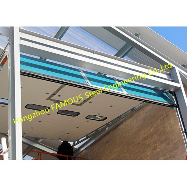 Wooden Look Overhead Steel Garage Door Smart Sectional Lifting Door Solutions