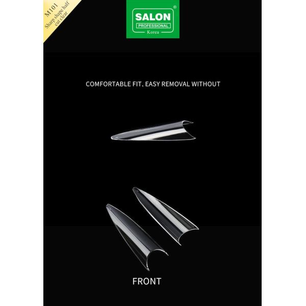 Hot Sale Sharp Shape False Nails Half Cover ABS Acrylic False Fingernails Wholesale