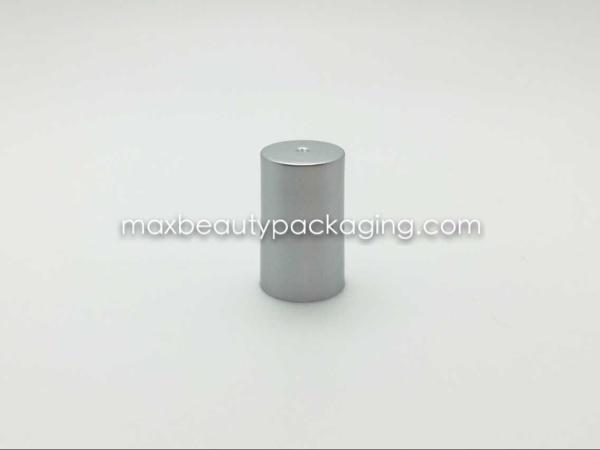 N1003 nail polish cap nail polish packaging plastic cap UV silver coating finish plastic cap and flat brush