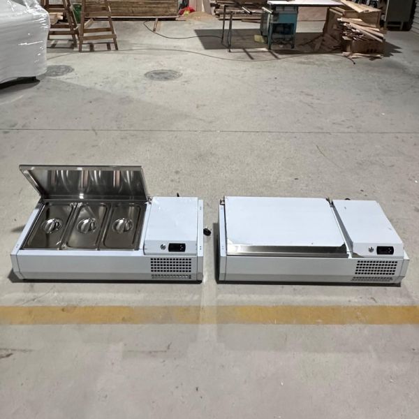 Table Top Commercial Salad Preparation Fridge Restaurant Static Cooling VRX1200