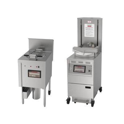 6HD Electric 12KW 380V 28L 6 Fry Tray Big Productivity Round Broaster Chicken Pressure Fryer