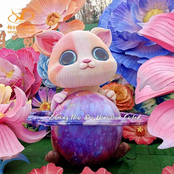 Indoor Tradition Colorful Chinese Light Lanterns for Lantern Exhibition