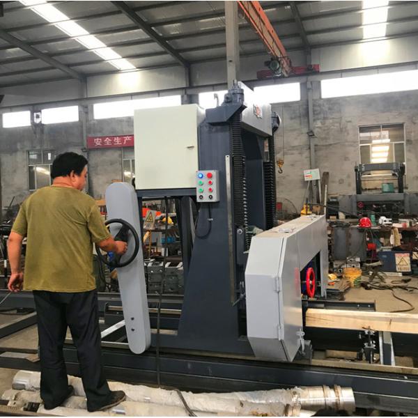 MJ1300 Wood Portable Sawmill 18.5kw Log Band Sawmill With Diesel Engine