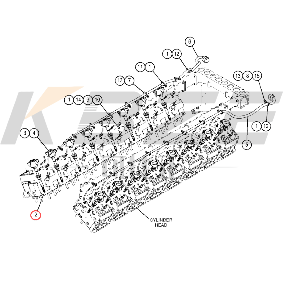 KBZE BRAND 346-5123 3465123 CAT G3512 G3516 ENGINE SPARK PLUG FITS GENSET AND GAS ENGINE