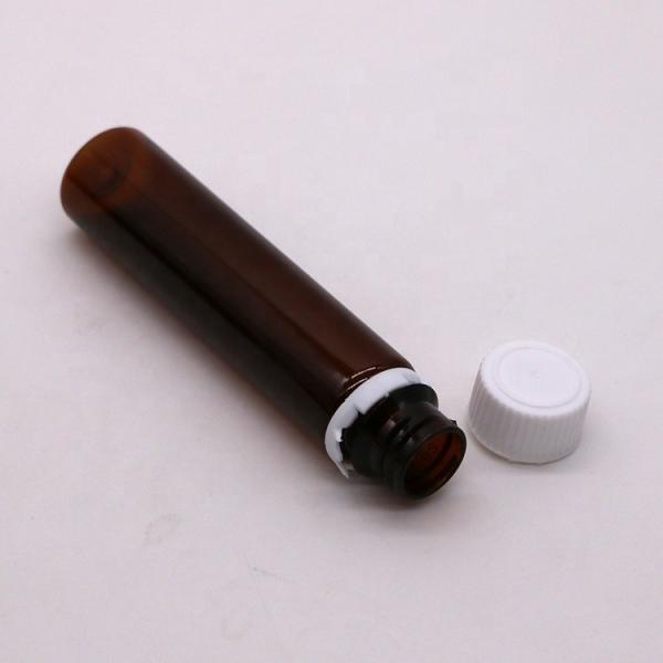 Garrafa de líquido oral de plástico PET 20ML/20CC, tampa à prova de adulteração para produtos de saúde