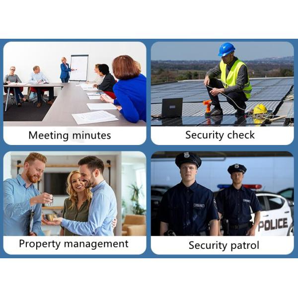 Câmera HD 1296P 32 Megapixel do corpo da aplicação da lei de Wifi Ip67 para a polícia