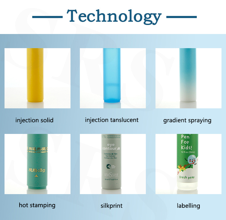 130ml PET Roll On Bottle Large Capacity Empty Roller Bottles for Body Care Gel Deodorant Liquid