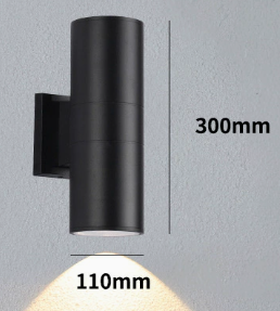 Modern Cylinder Outdoor Wall Lamp with COB for Porch Corridor & Garden