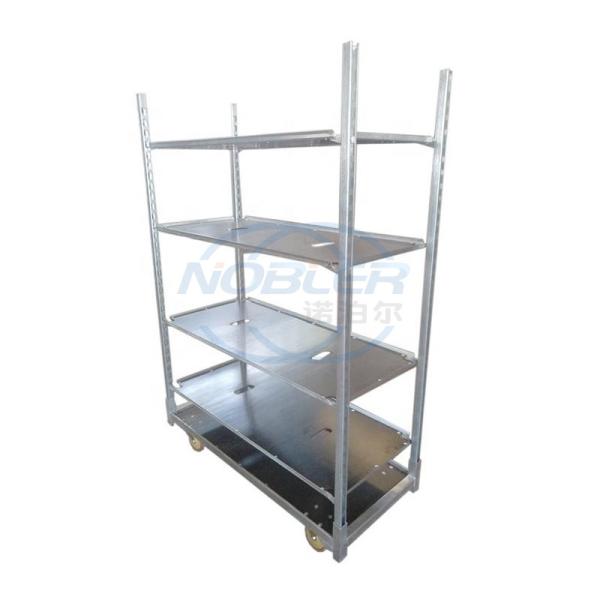 Farm Plant Flower Cc Trolley Galvanized Metal Horticultural Nursery Plant Transport