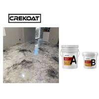 Résistant UV imperméable de plancher de partie supérieure du comptoir époxyde métallique durable de revêtement