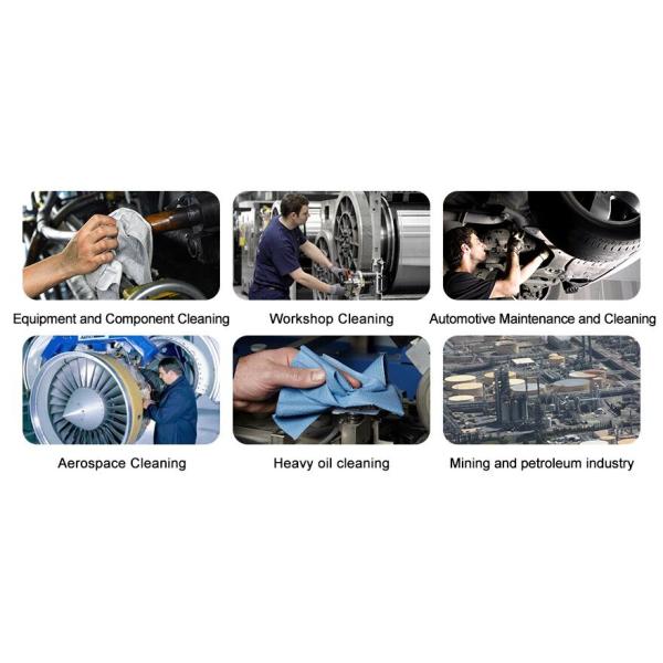 245x350mm Industrial Cleaning Rags Heavy Duty Wood Pulp Spunlace Non Woven