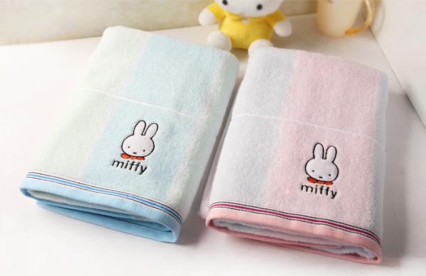 65*130CM(26*51) Miffy Cotton Bath Towel absorbent  Bathroom Towels Home Towels