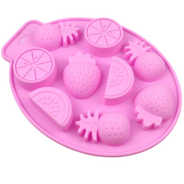Cake Tools Irregular Eco Friendly Silicone Cake Mold Fruit Modeling DIY Chocolate Baking Tool Ice Mold for Summer Style