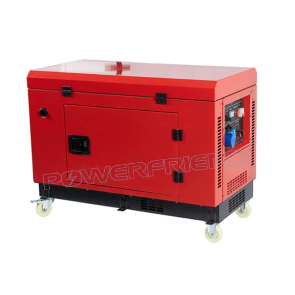 Alimentation de secours portative courante silencieuse à la maison des générateurs 12kva de l'utilisation 220V petite