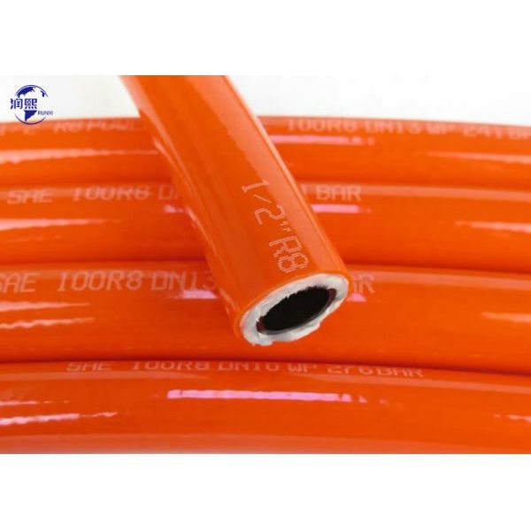 High-Pressure SAE 100 R8 Thermoplastic Hydraulic Flex Hose for Oil/Gas Industrial