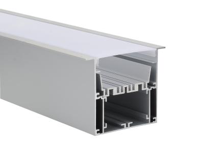 Le profil en aluminium anodisé d'In LED de conducteur enfoncé a mené le profil