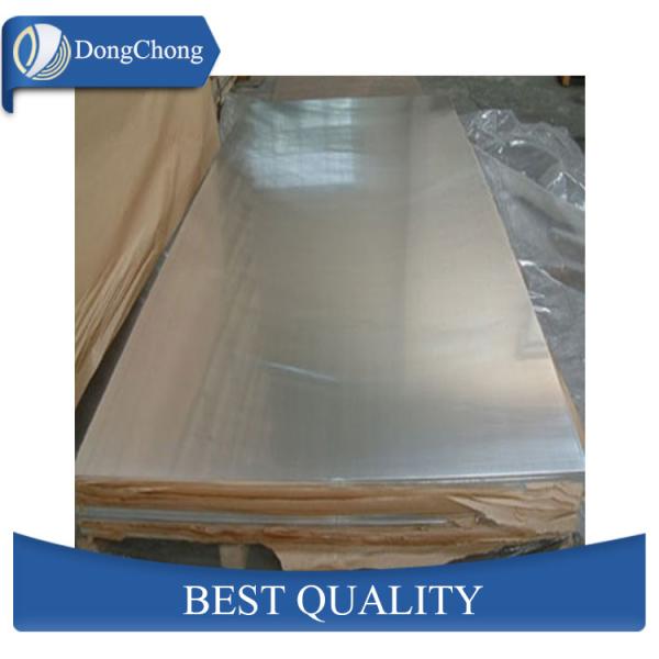 Bright 3104 Aluminium Alloy Plate Film On One Side Machinery Parts Use