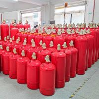 Sala de máquinas Fm200 Agente de limpeza de cilindros de gás Sistema de extinção de incêndio