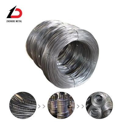 SAE1008b SAE1006 S45c 77b 82b 5.5mm Spring Steel Wire Swrm Stkm11A Hot Dipped Galvanized Metal Wire