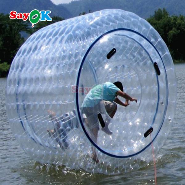 Sayok en gros en plein air géant gonflable humain hamster Zorb Ball transparent gonflable boule d'eau pour piscine parc aquatique
