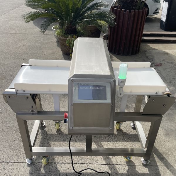 FDA Standard Belt Conveyor Type Confectionery Industry Metal Detector JZD-600