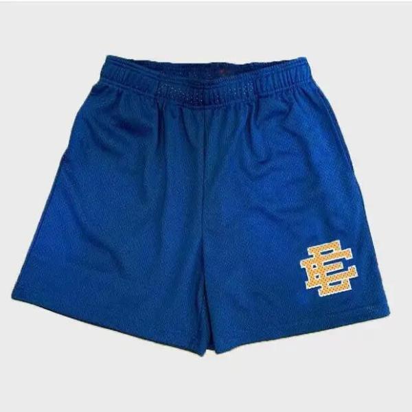                  Sportswear 5 Inch Above Knee Shorts Breathable Ee Basic Eric Emanuel Men Mesh Shorts with Zipper Pockets             