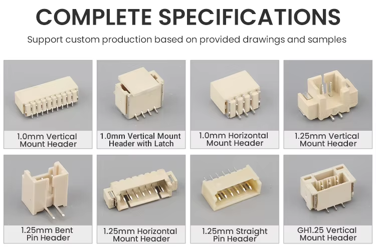 Taped PA/PAE 2.0MM Pitch Horizontal SMT2P-16P LED Lighting Board End Connector