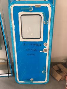 Aluminum Alloy Marine Doors Marine Deck Ships Door With Window CCS Certification