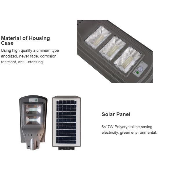 Light City Outside Lighting 100 Watt LED Solar Street Light SMD Chips Street Lamp